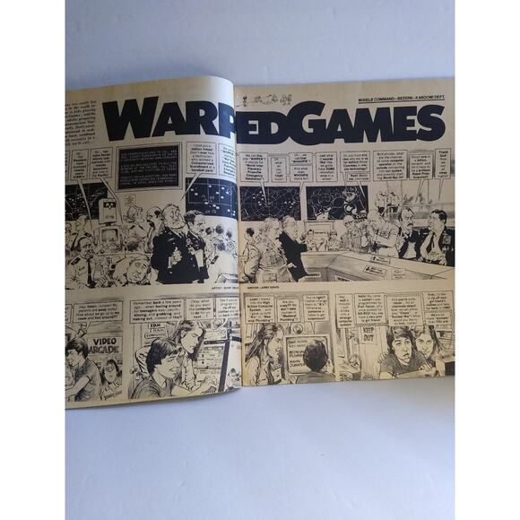 MAD #244 Mad Magazine War Games Psycho II Movie Satire Comic Book January 1984 - Picture 3 of 5